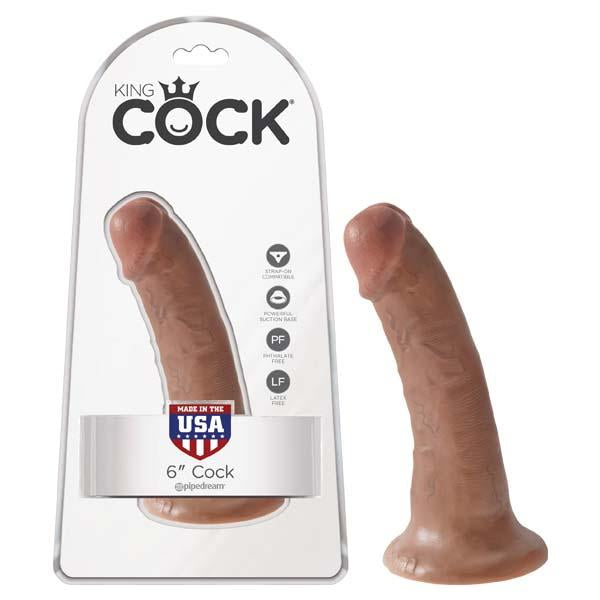 King Cock 6'' Cock/Dong - Various Colours - Such a Samantha - online sex toys